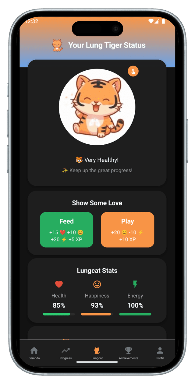 ByeSmoke AI App Screenshot